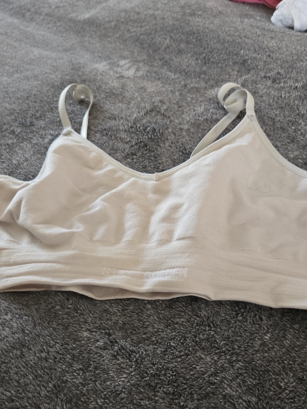 Branwyn Creme  Seamless Merino Bra